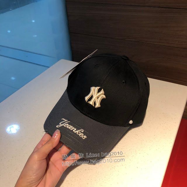 NY新品男士帽子 MLB做舊拼接棒球帽鴨舌帽  mm1478